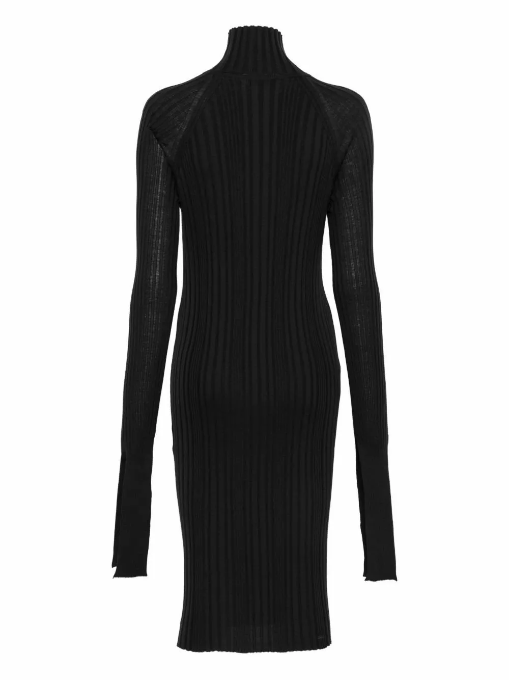Ribbed Turtleneck Dress
