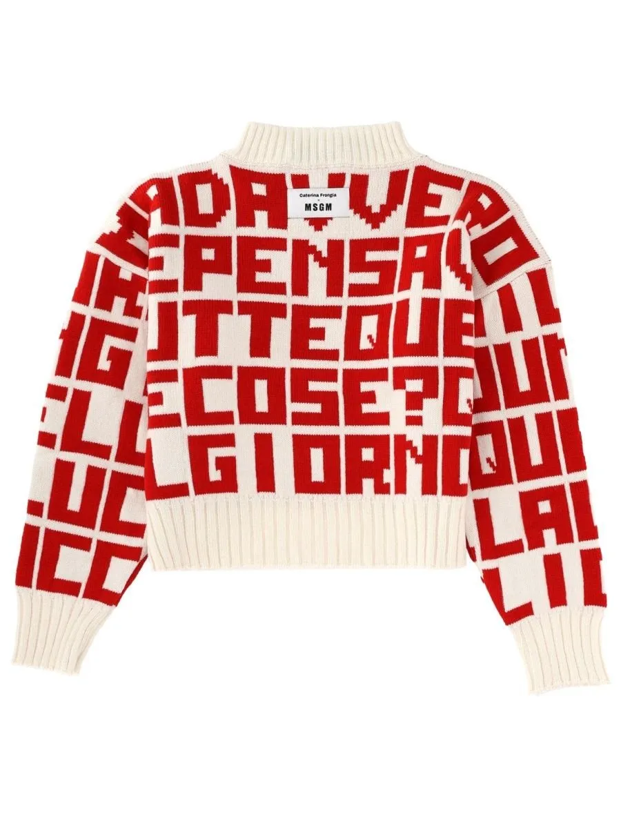 X Caterina Frongia Crewneck Jumper