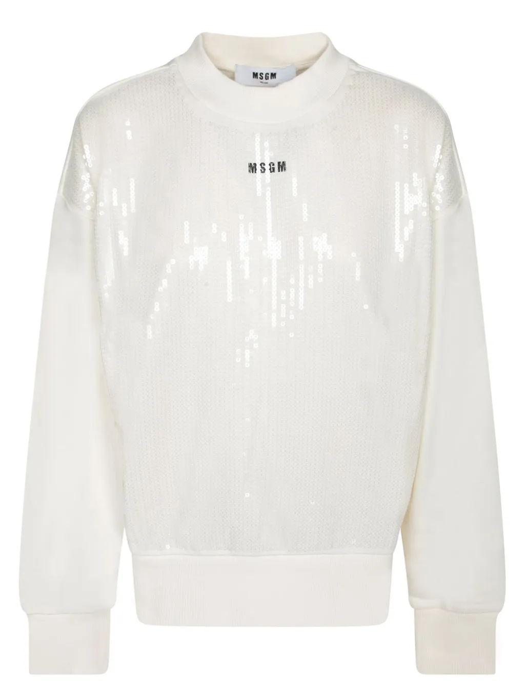 Sequined Crewneck Sweatshirt