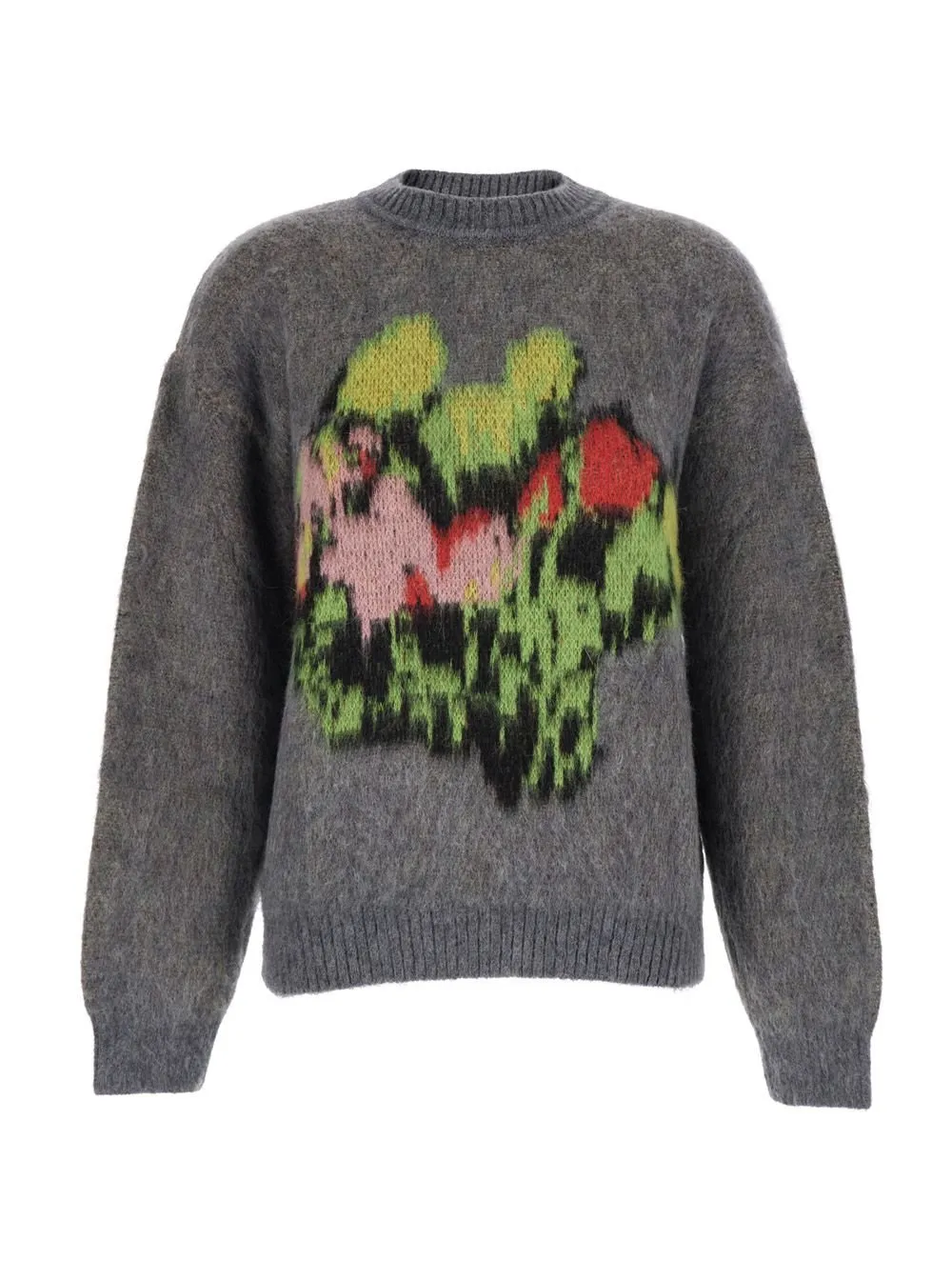 Graphic Intarsia Knit Jumper