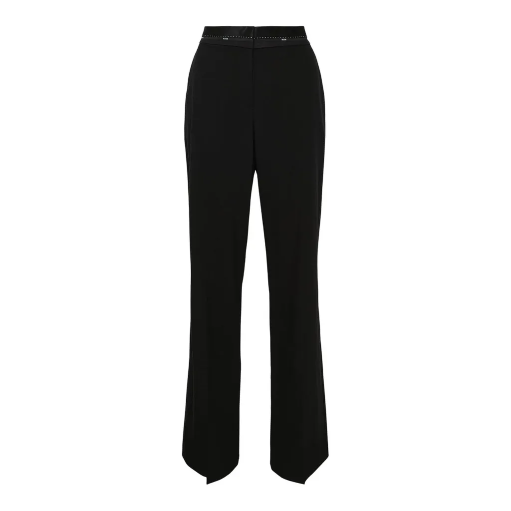 Logo Belt Palazzo Trousers