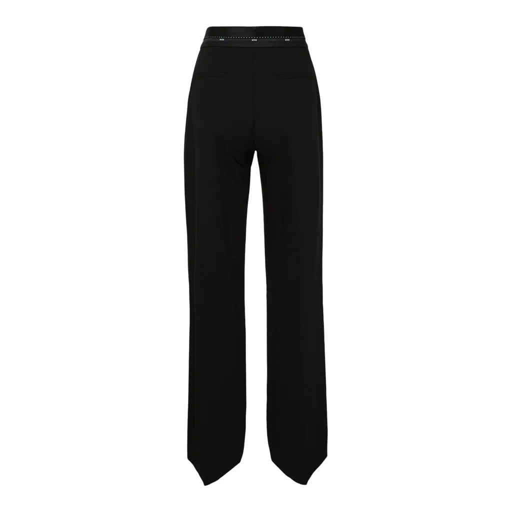 Logo Belt Palazzo Trousers