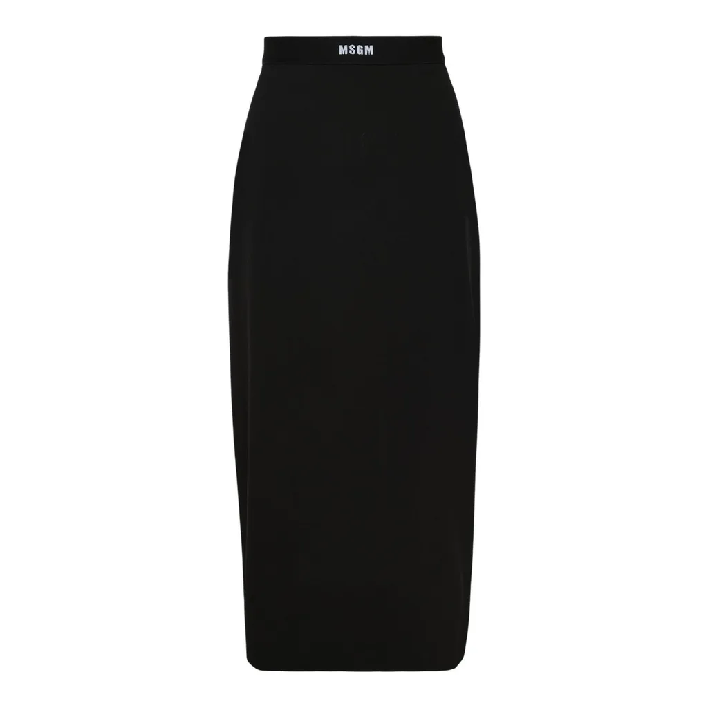 Elastic Band Pencil Skirt