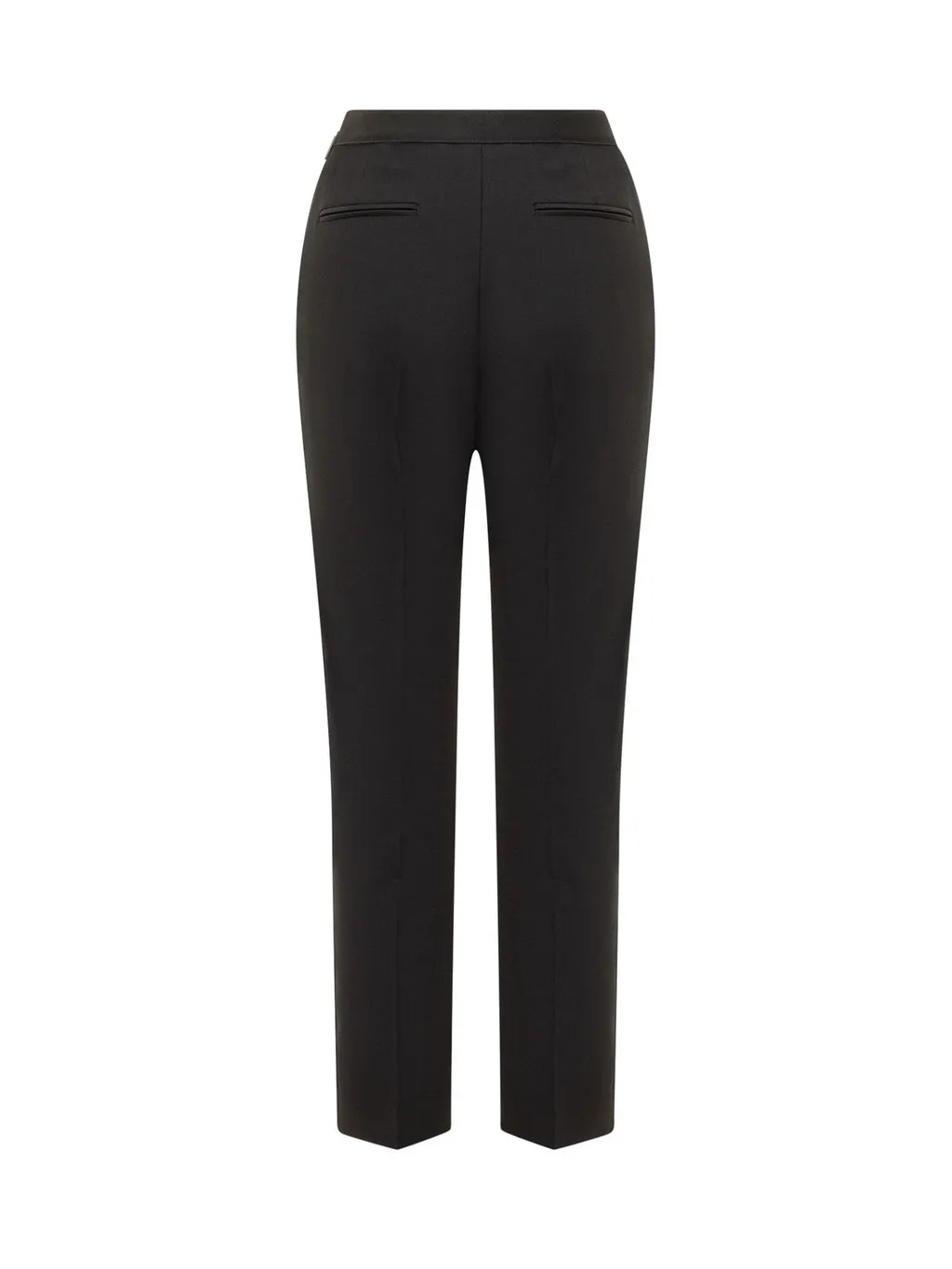 Logo Printed Pleated Trousers
