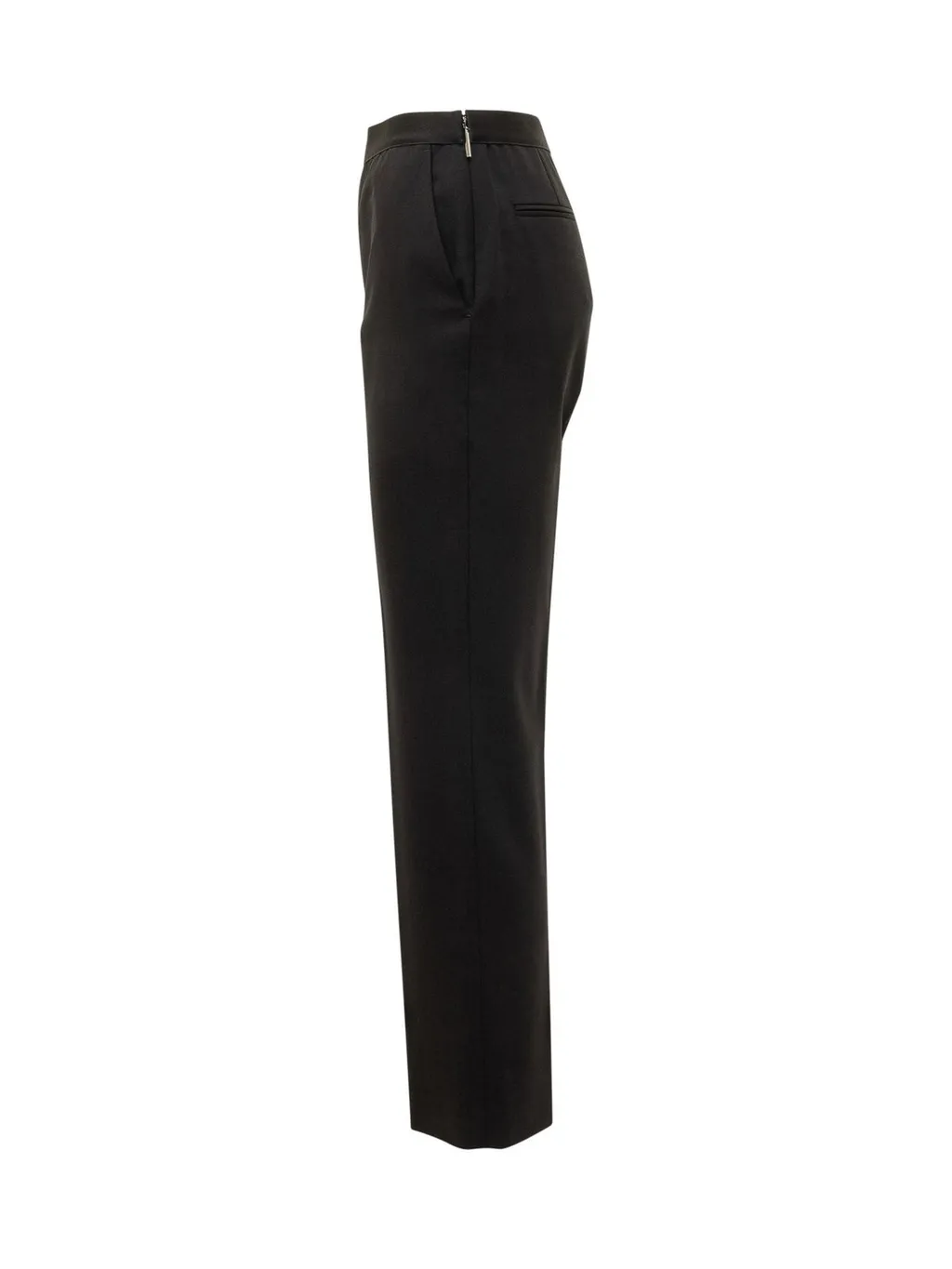 Logo Printed Pleated Trousers