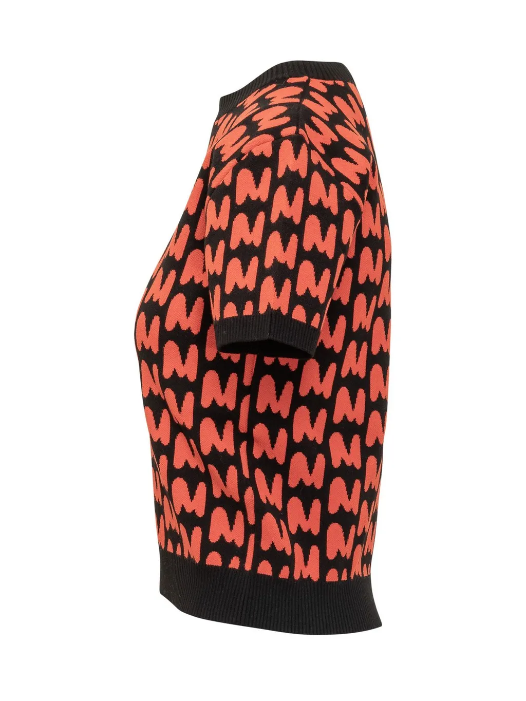 All-Over Patterned Crewneck Jumper