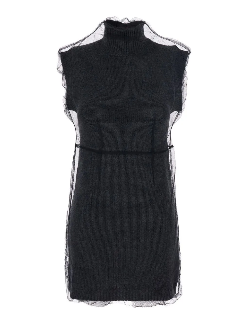 High Neck Knitted Dress