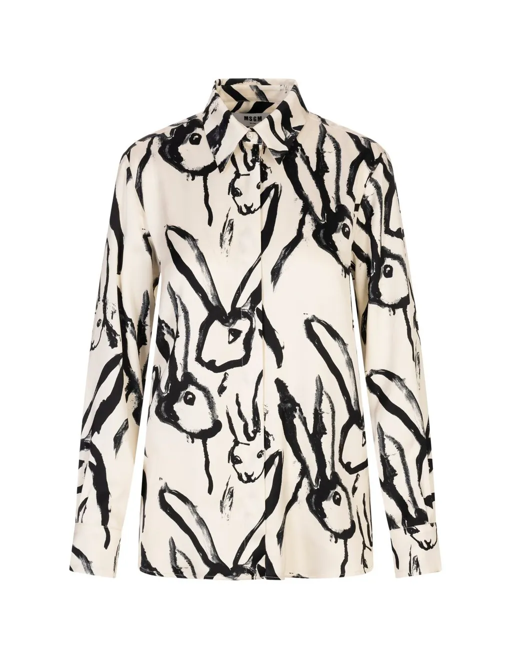 Graphic-Printed Blouse