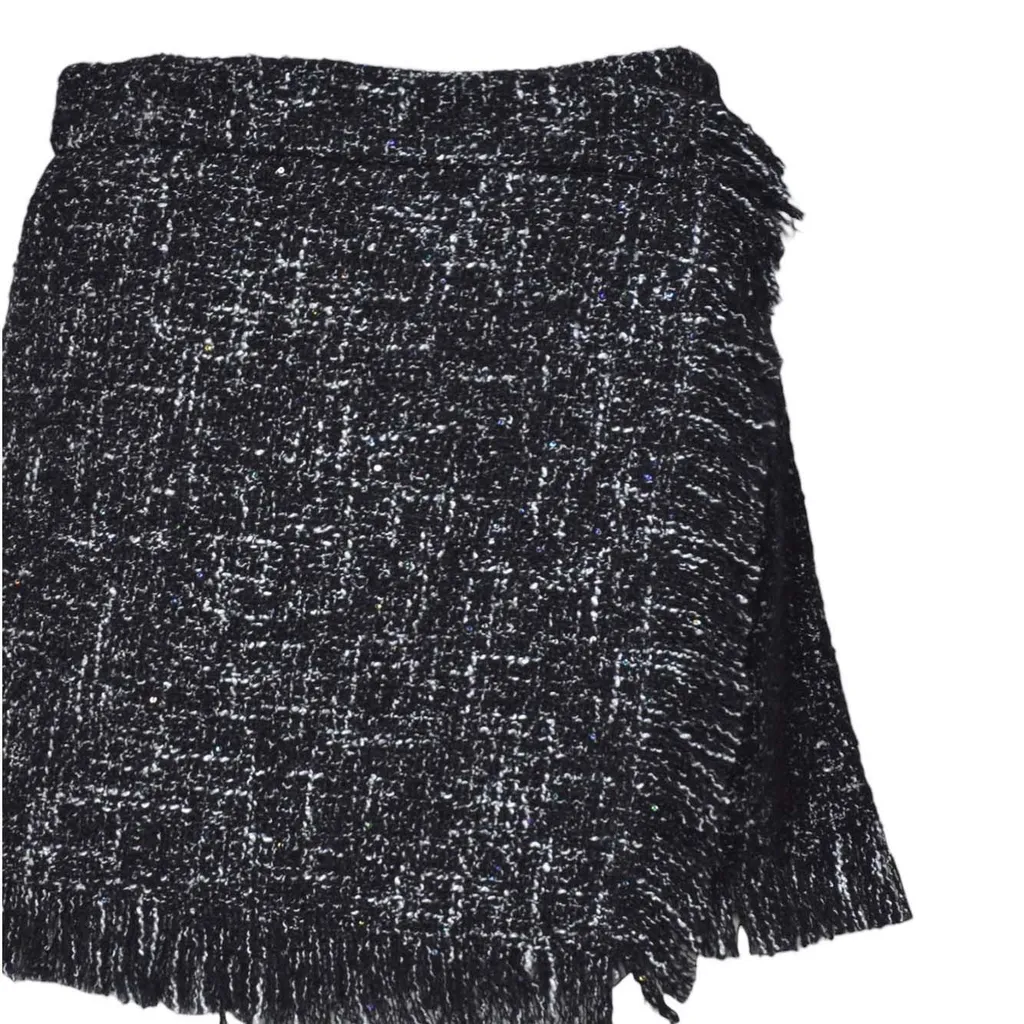 Micro Sequins Bouclé Shorts
