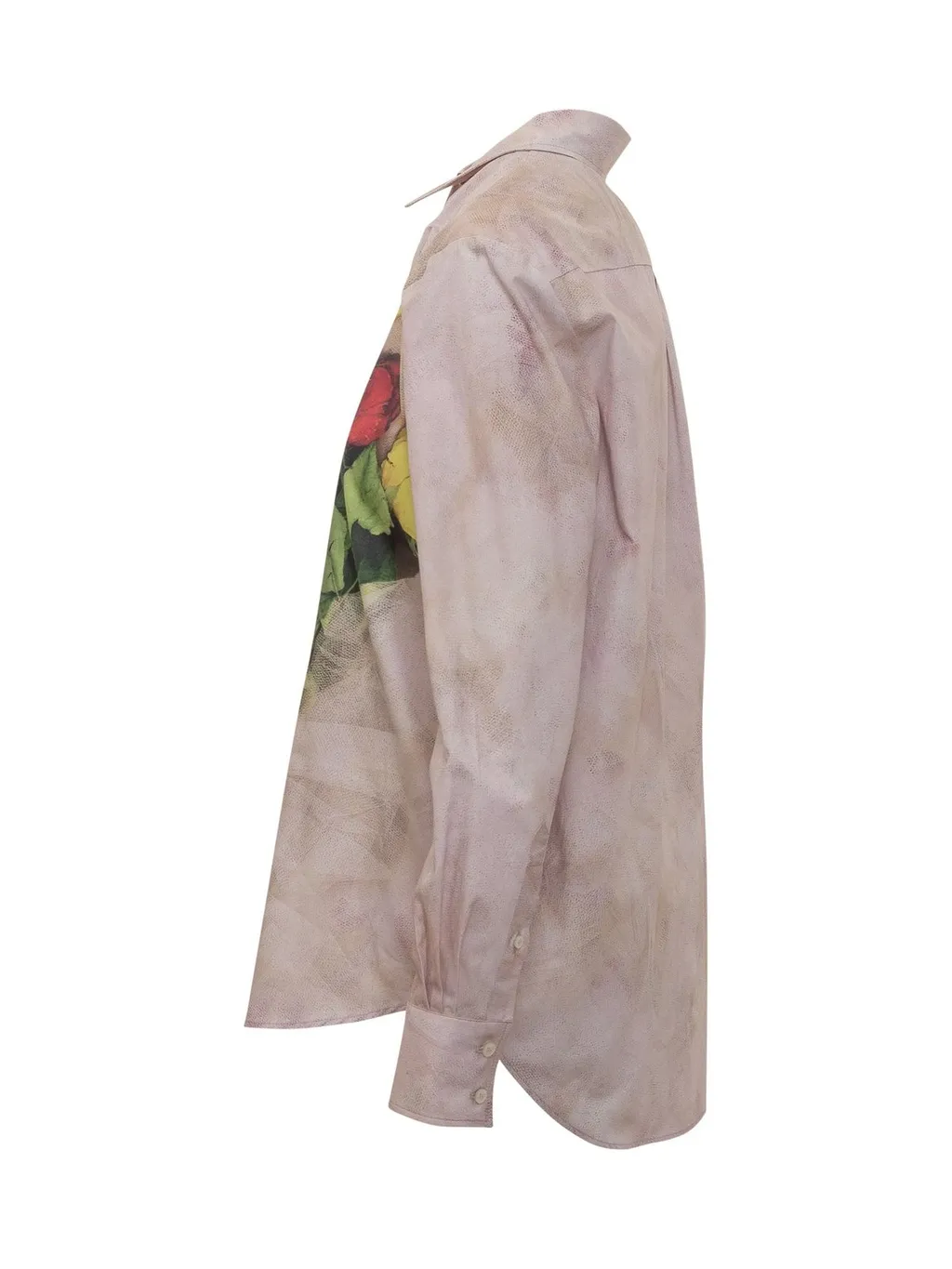 Rose Printed Long Sleeved Shirt