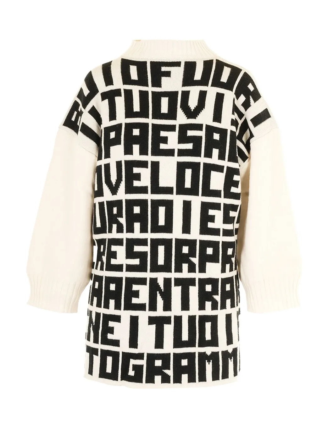 X Caterina Frongia Intarsia Knitted Dress