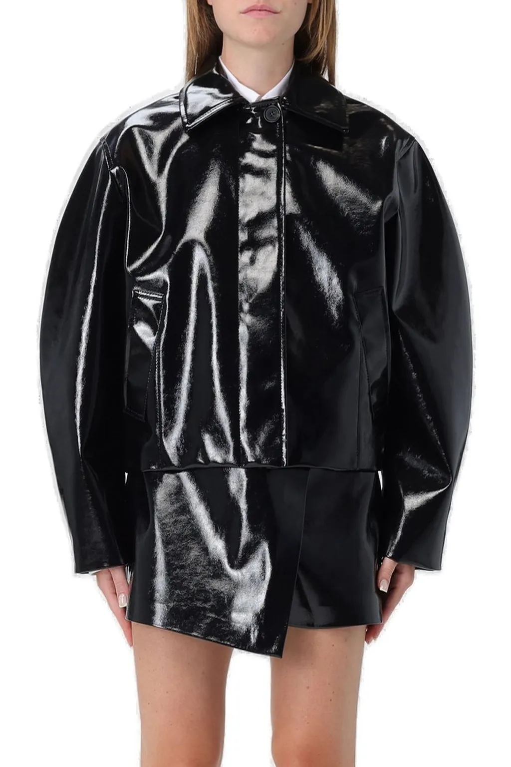 Zip-Up Long-Sleeved Jacket