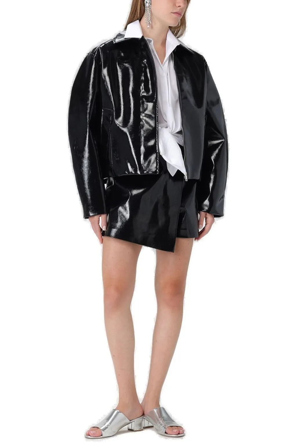 Zip-Up Long-Sleeved Jacket