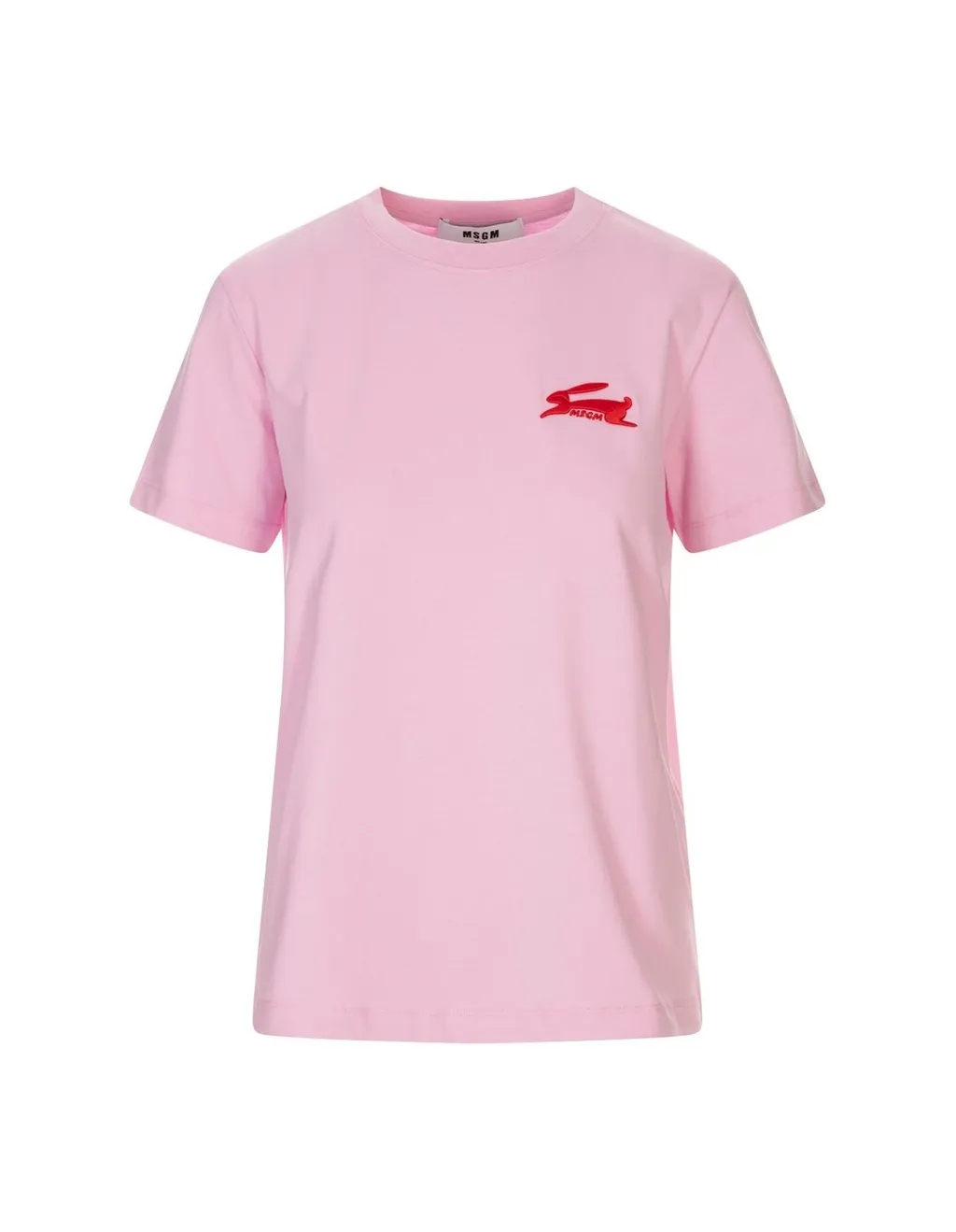 3D Follow The Rabbit Embroidery T-Shirt