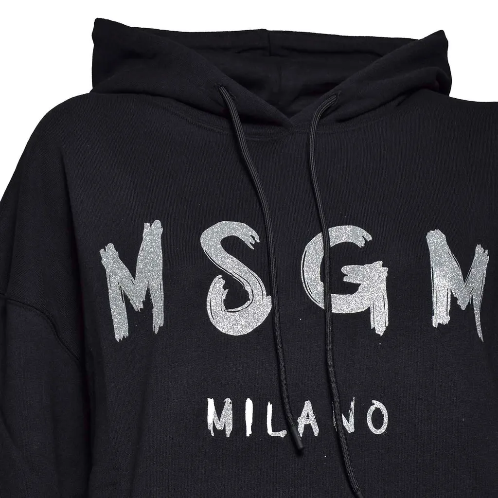 Logo Printed Drawstring Hoodie