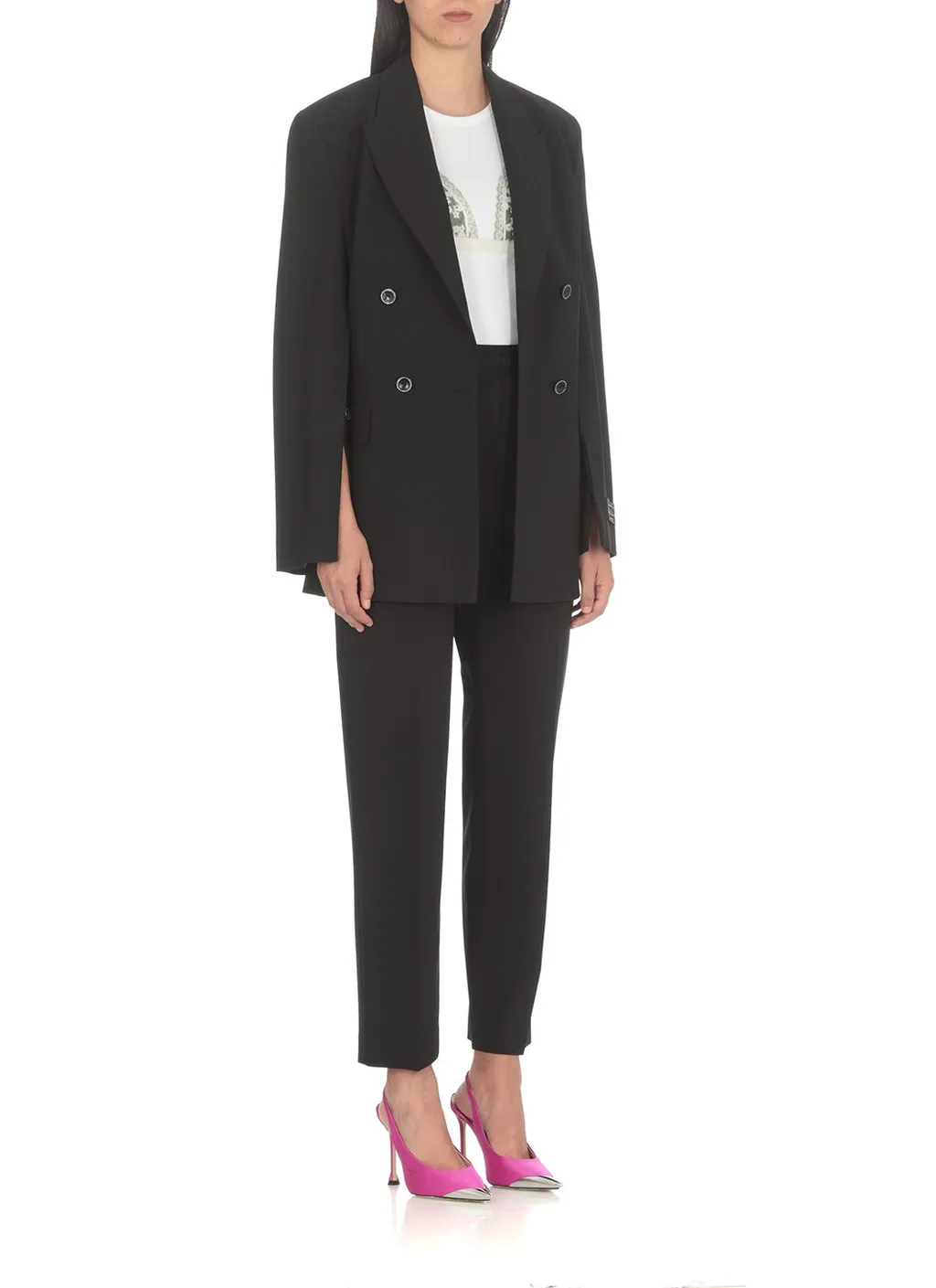 Logo-Waistband Tapered-Leg Trousers
