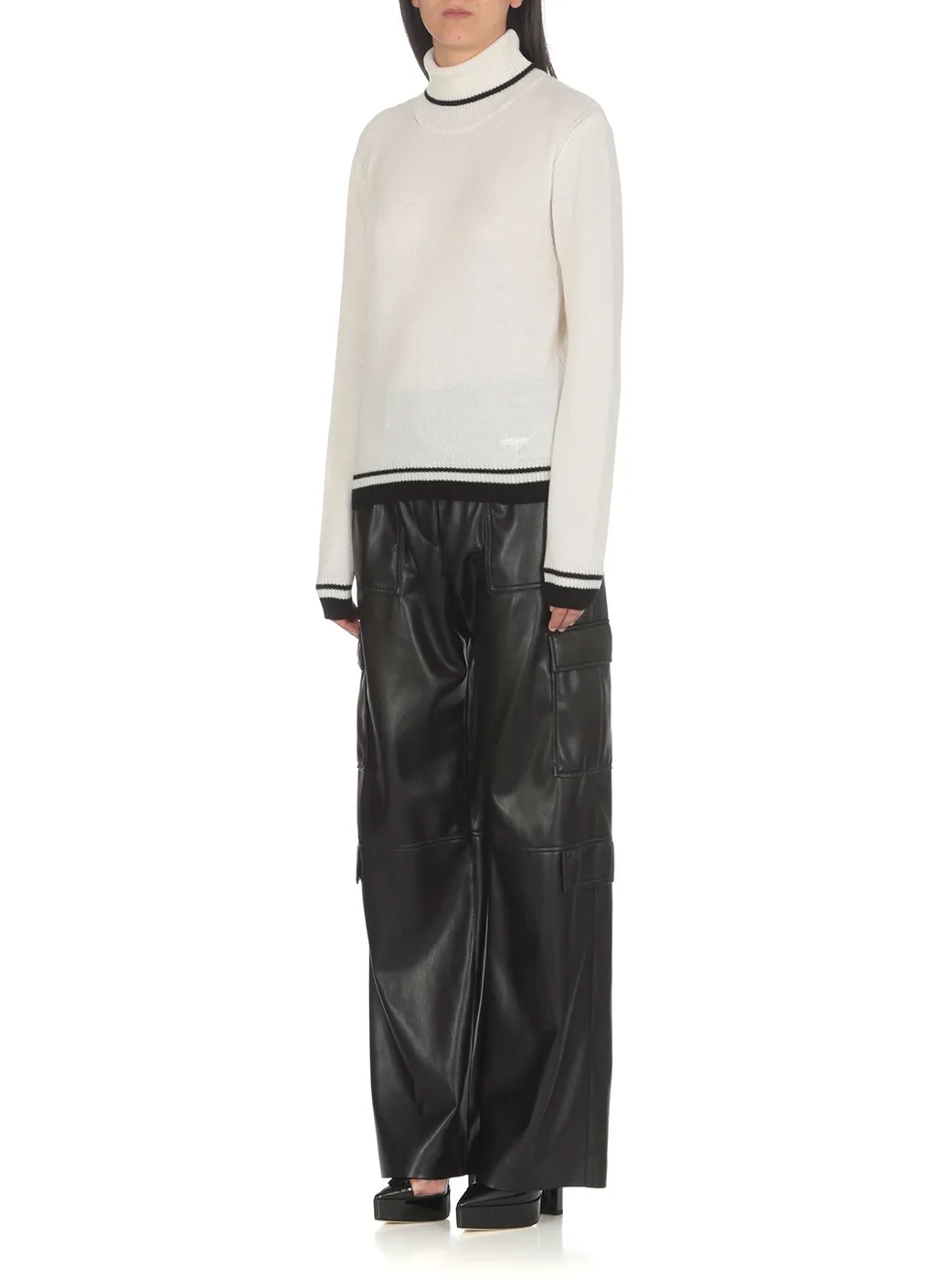 High Neck Long-Sleeved Jumper