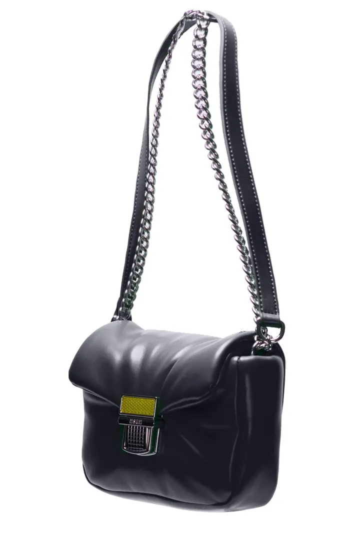 Puffer Clic Chain-Linked Padded Crossbody Bag