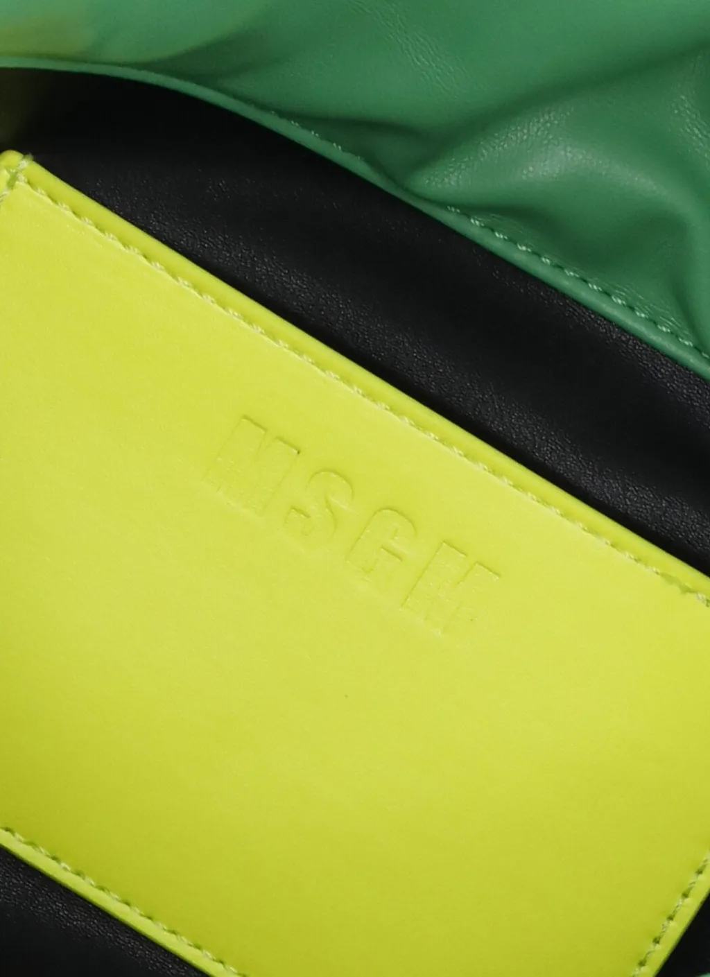 Logo Engraved Foldover Clutch Bag