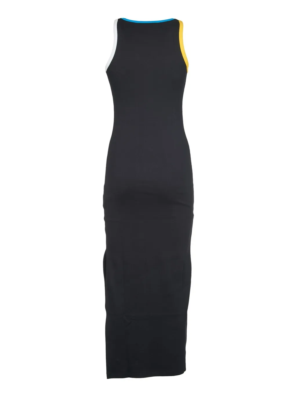 Logo Printed Side Slit Maxi Tank Dress