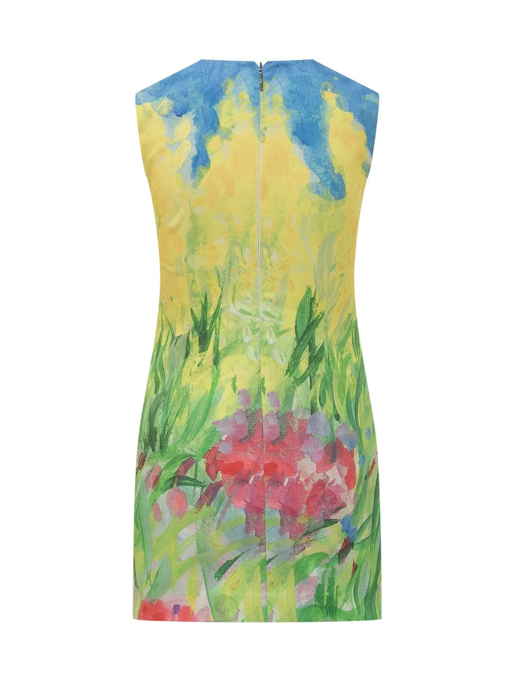 Printed Sleeveless Mini Dress