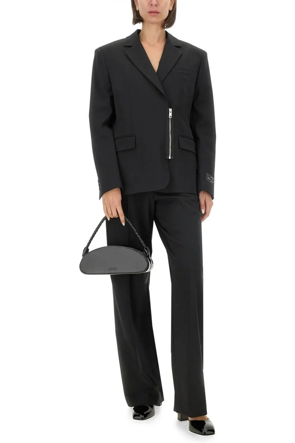 Logo Patch Zipped Blazer