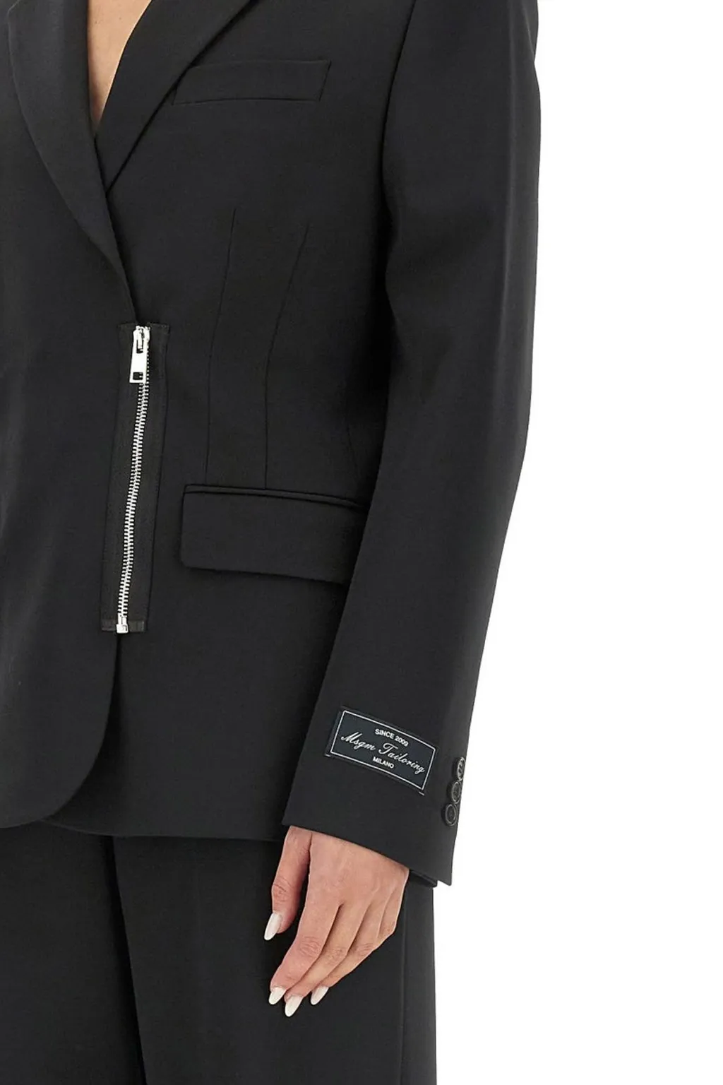 Logo Patch Zipped Blazer