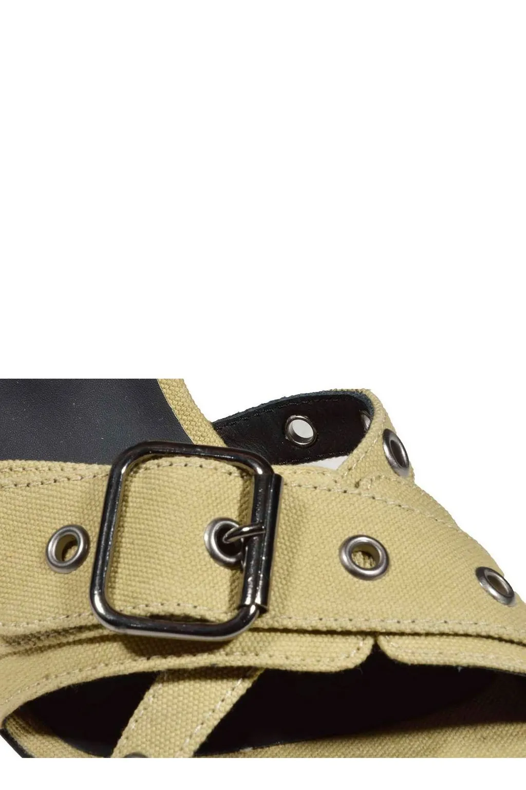 Buckle-Detailed Ankle Strap Sandals