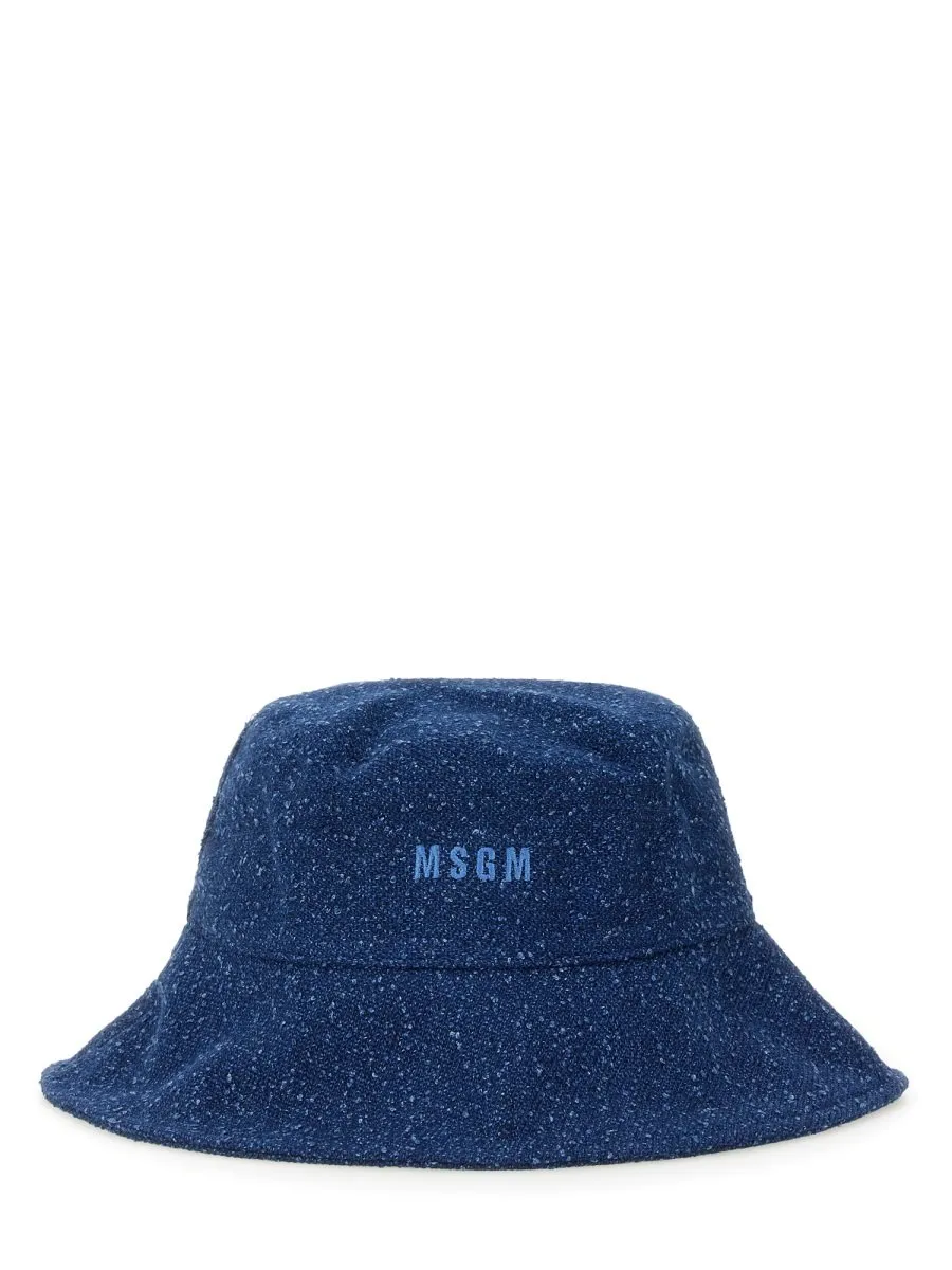 Logo Embroidered Bucket Hat