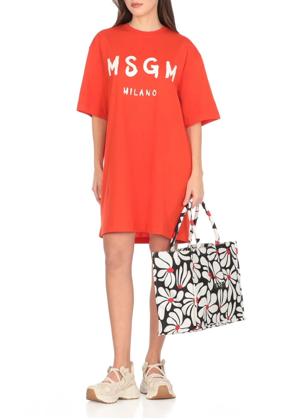 Logo Printed T-Shirt Dress