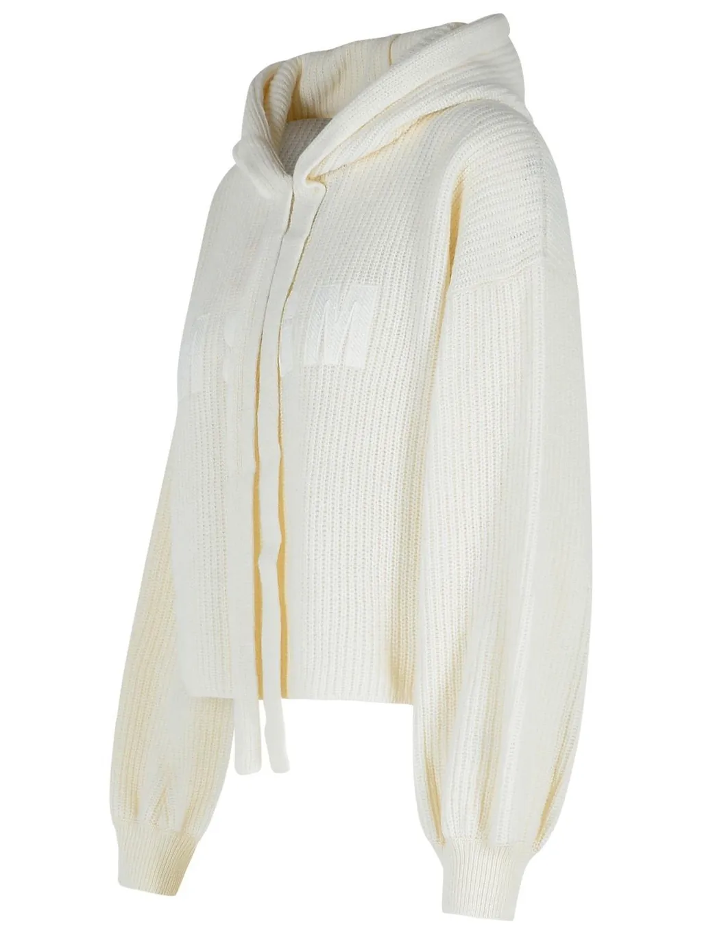 Drawstring Knitted Hoodie