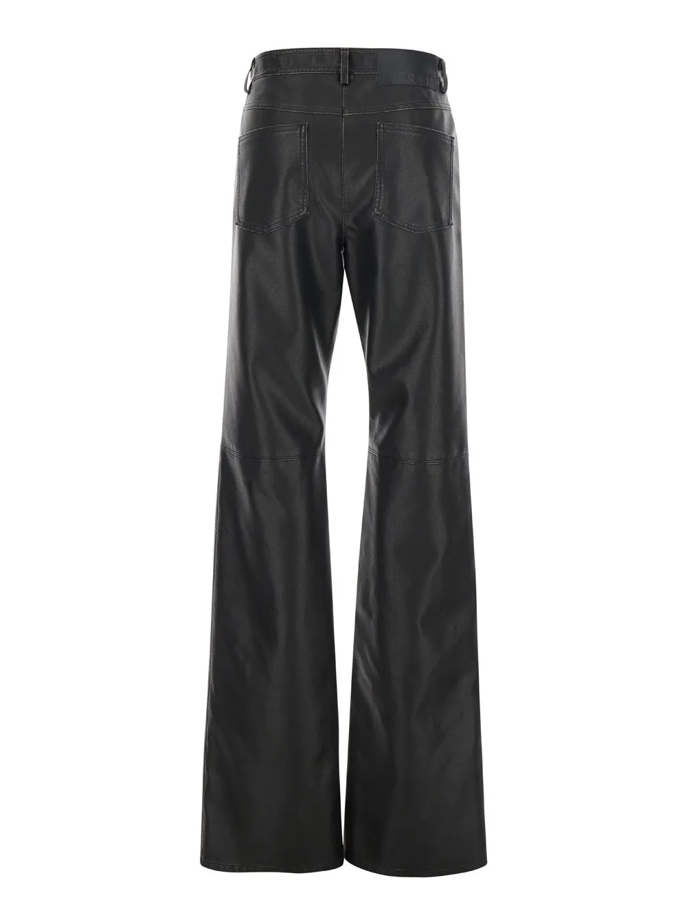 Straight Leg Mid-Rise Trousers