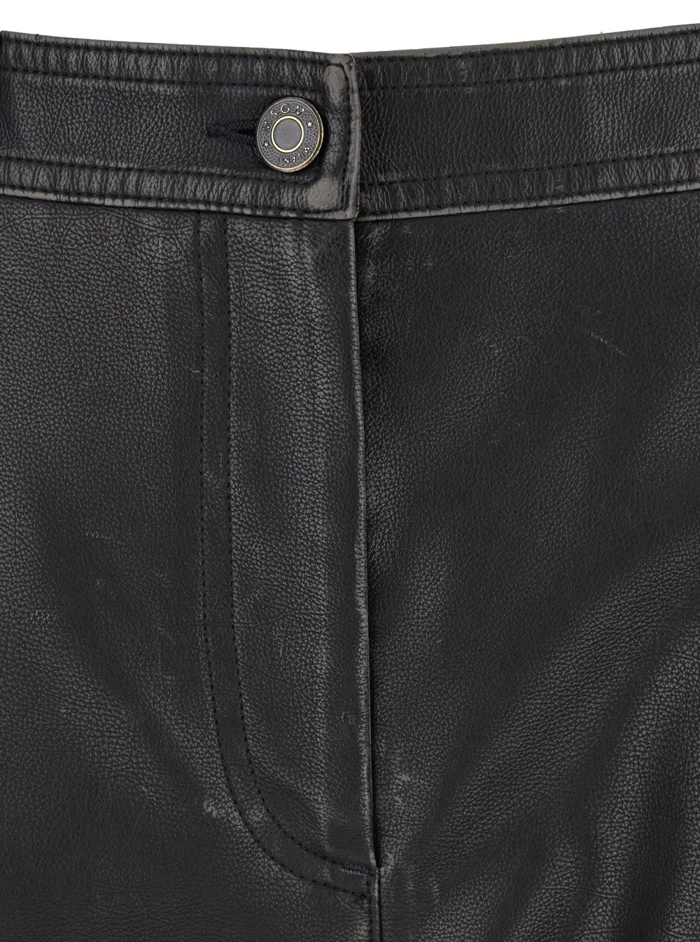 Straight Leg Mid-Rise Trousers