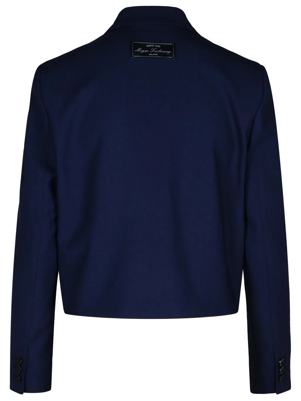 Logo Patch Cropped Boxy Jacket