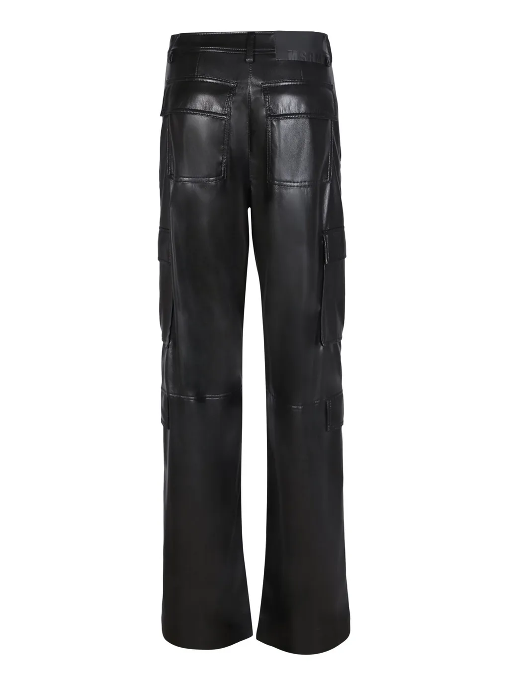 High-Waist Straight-Leg Trousers