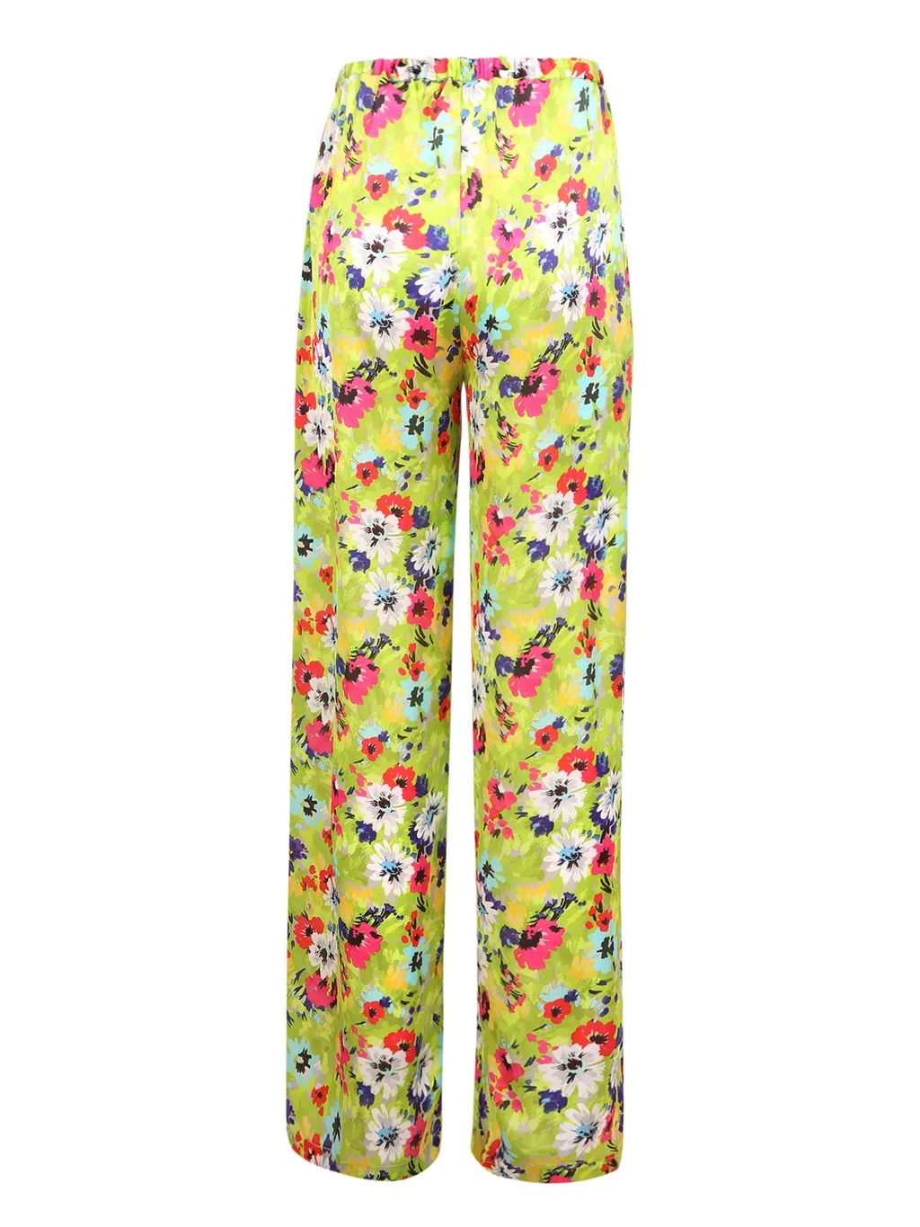 Floral Printed Wide-Leg Trousers