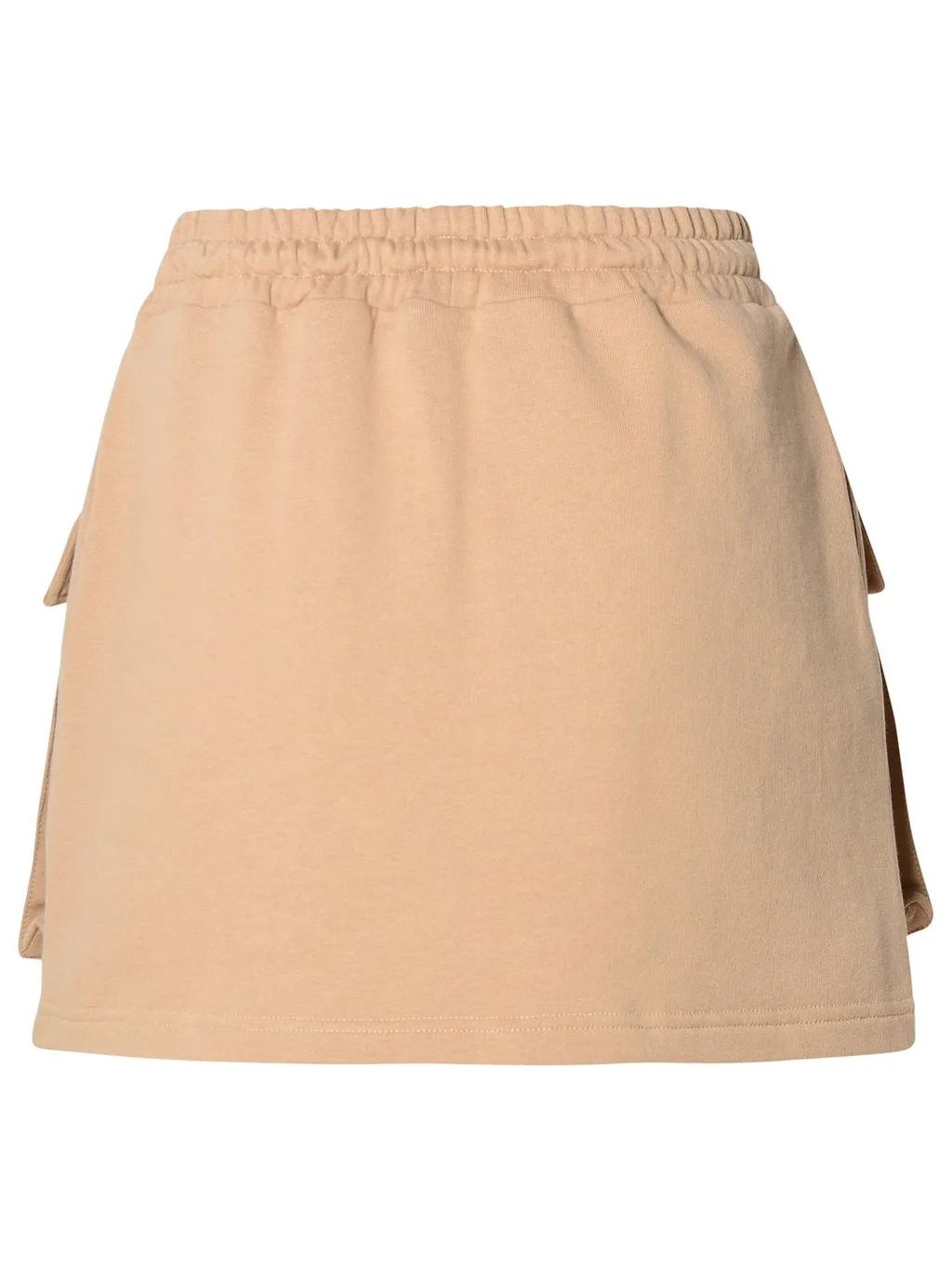 Logo Embroidered Drawstring Mini Skirt