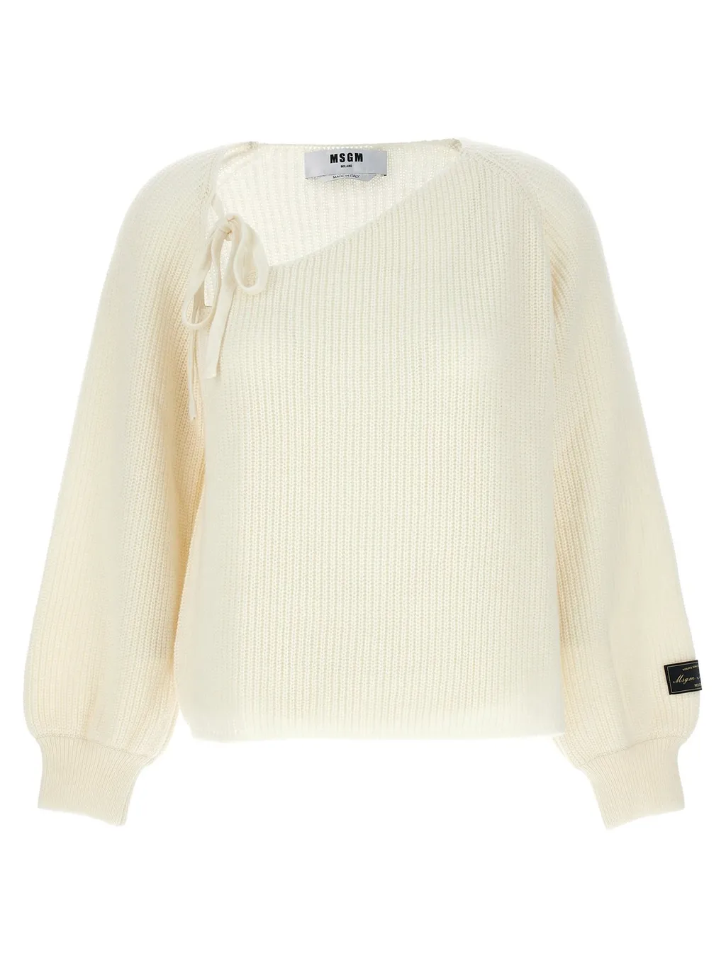 Tie-Detailed Knit Jumper