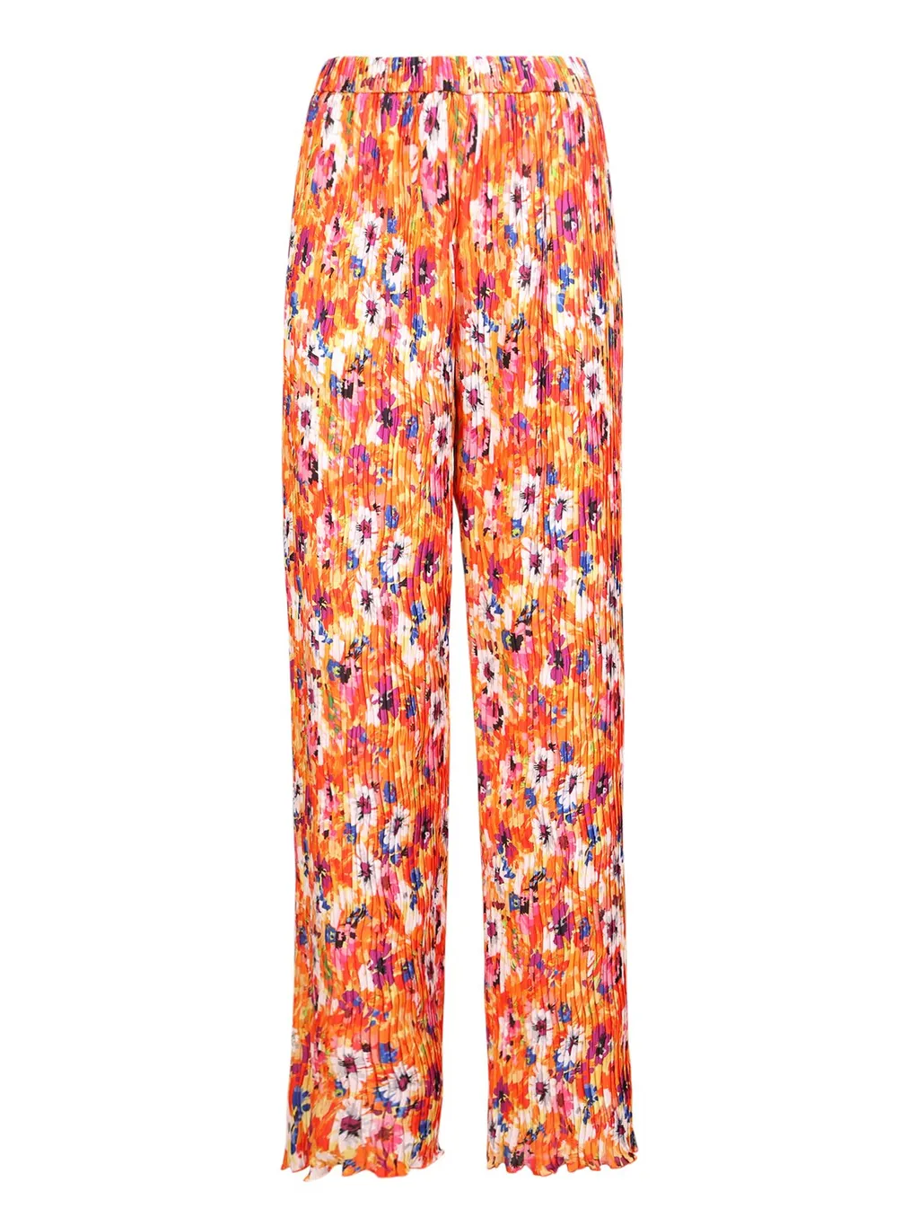 Floral Printed Pleated Pants