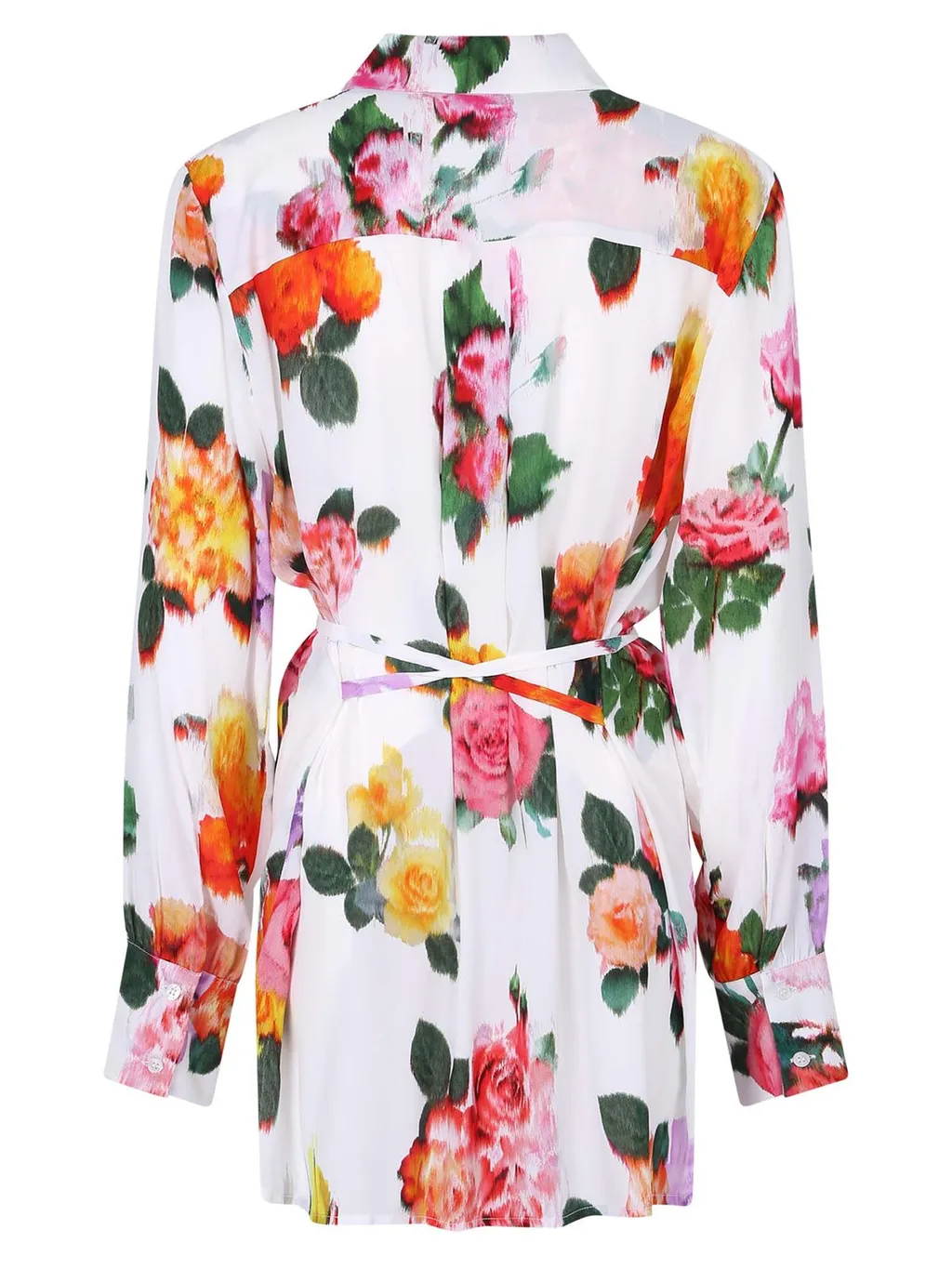 Floral Printed Classic Collar Shirt