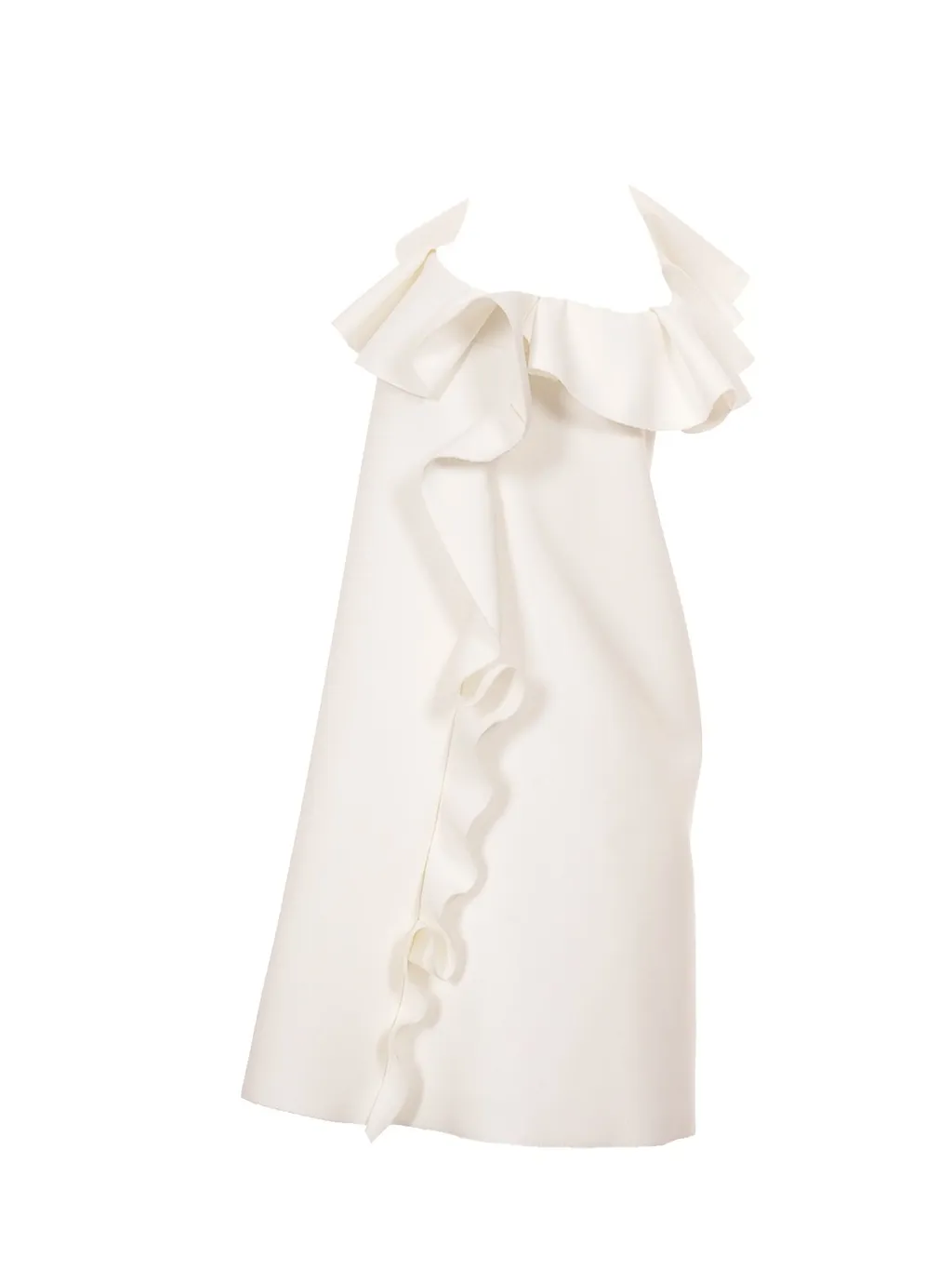 One-Shoulder Ruffled Mini Dress