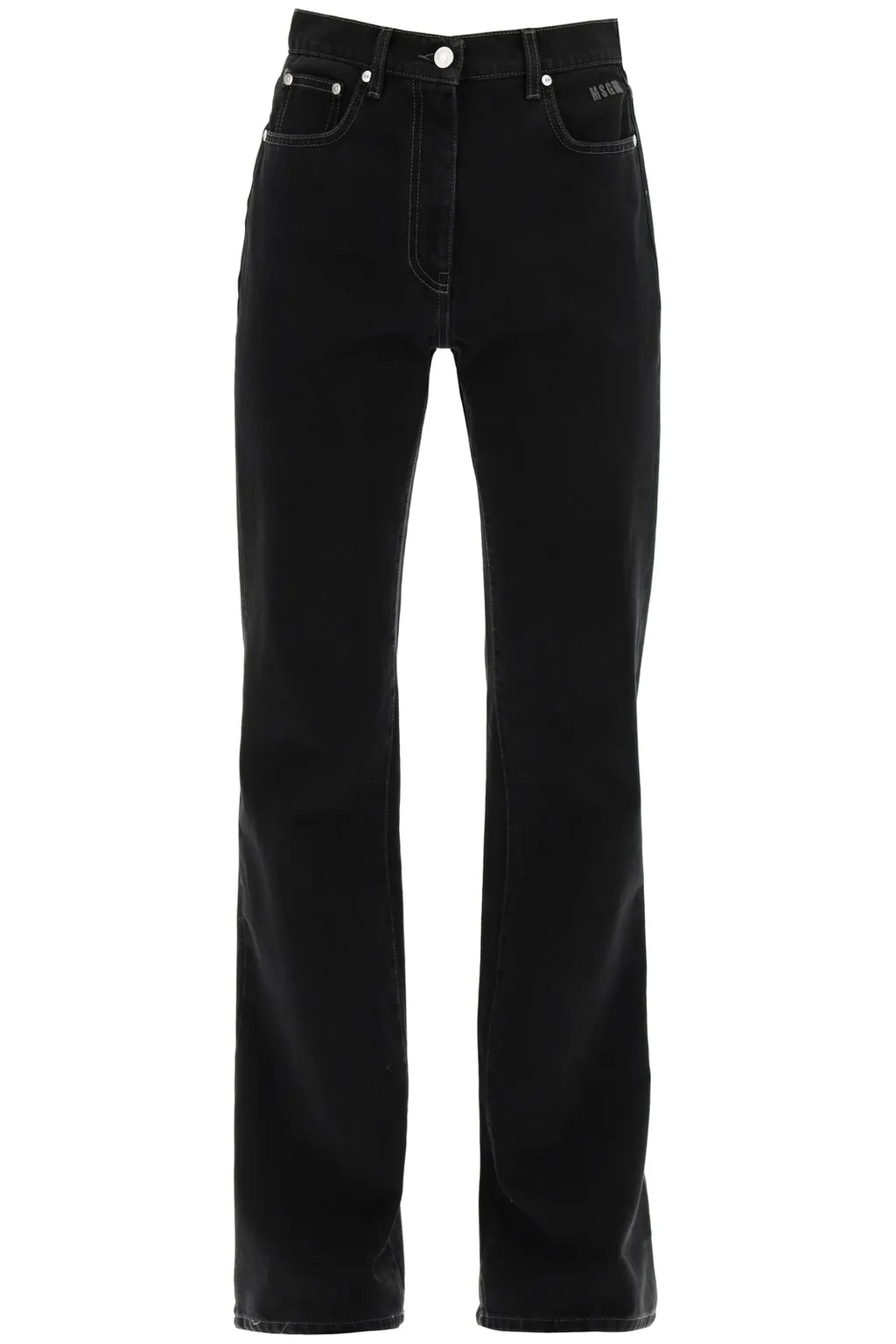 High Waist Straight Leg Jeans