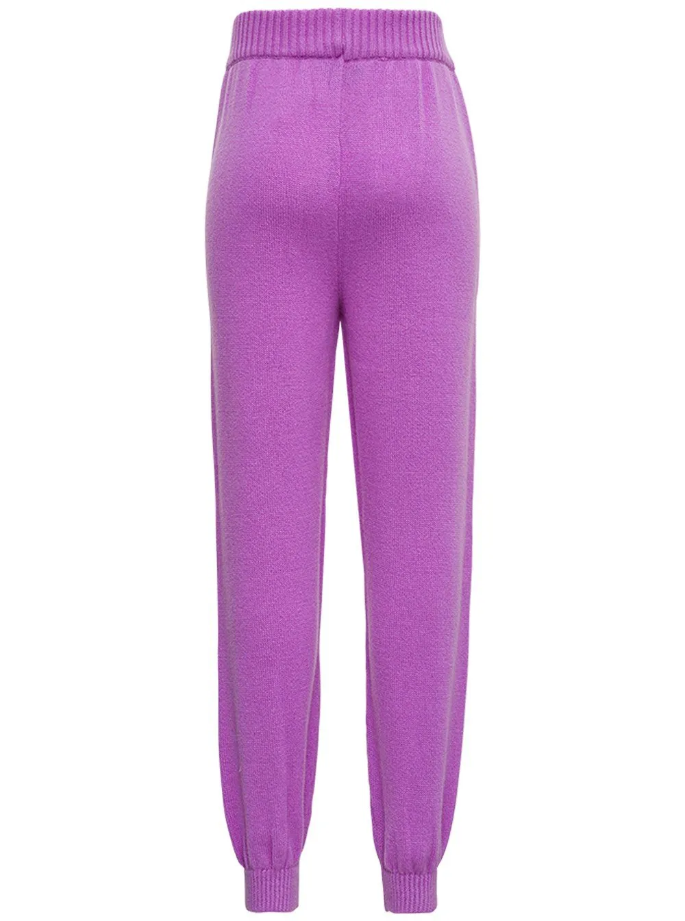 Elastic Waist Knitted Track Pants