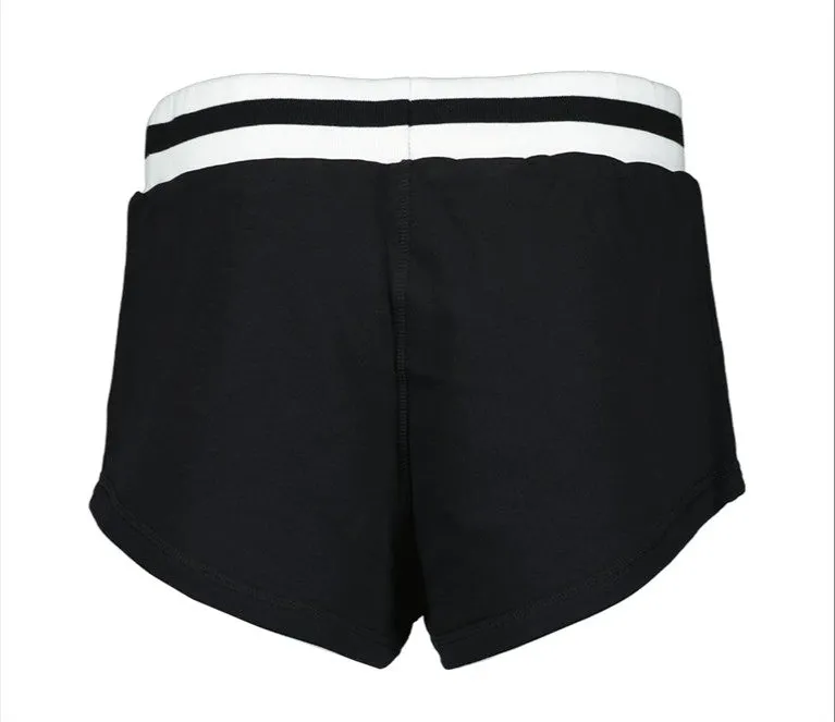 Logo Printed High Waist Track Shorts