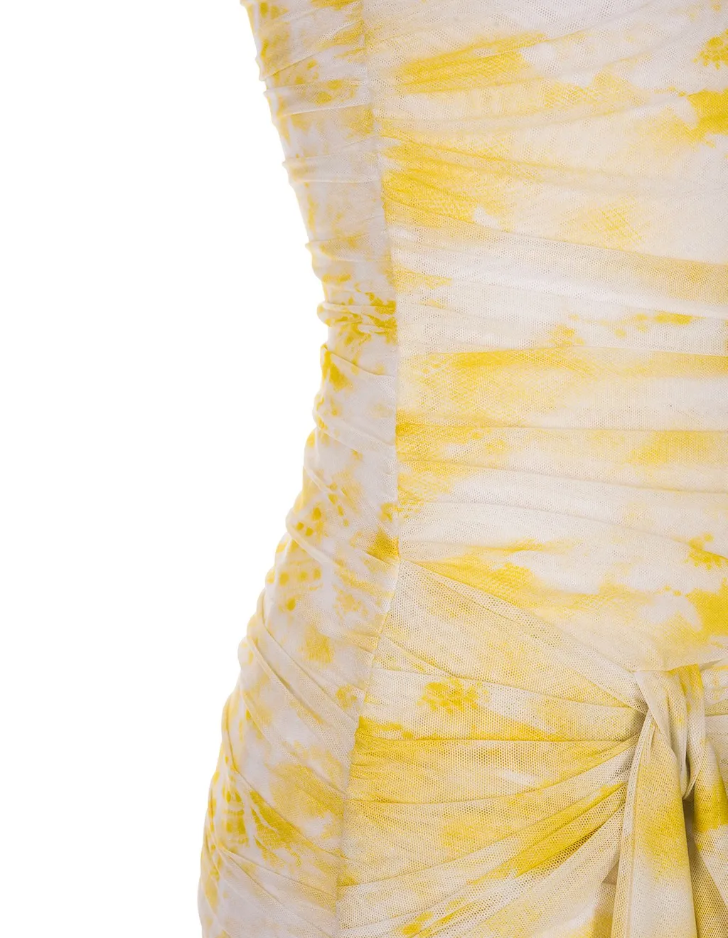 Ruched Sleeveless Mini Dress