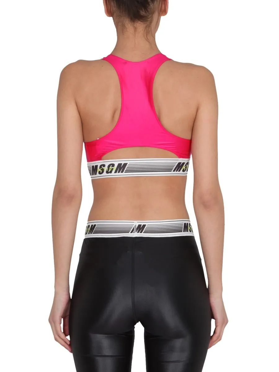 Logo Band Sport Top