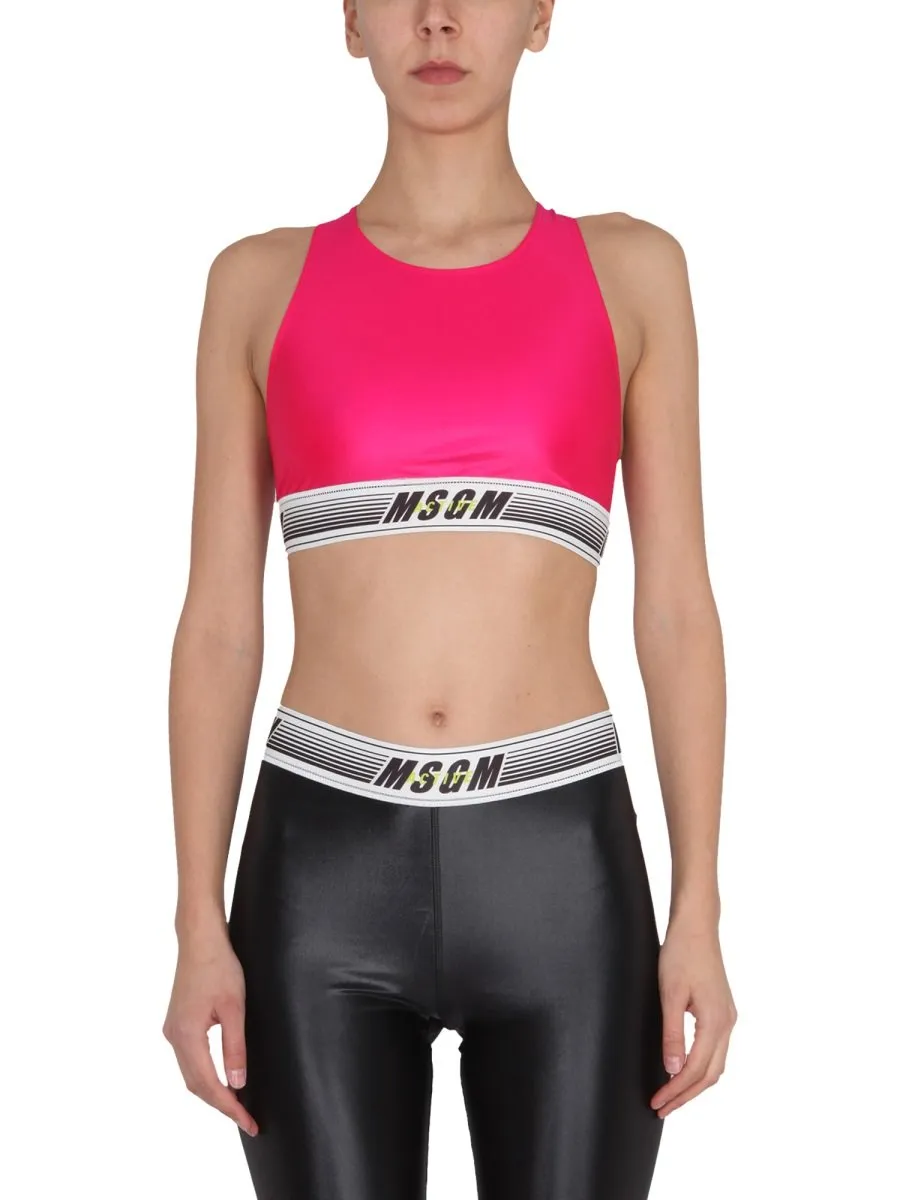 Logo Band Sport Top