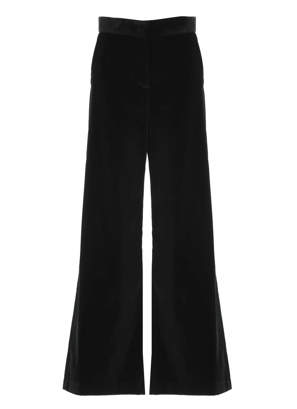 High Waist Velvet Trousers
