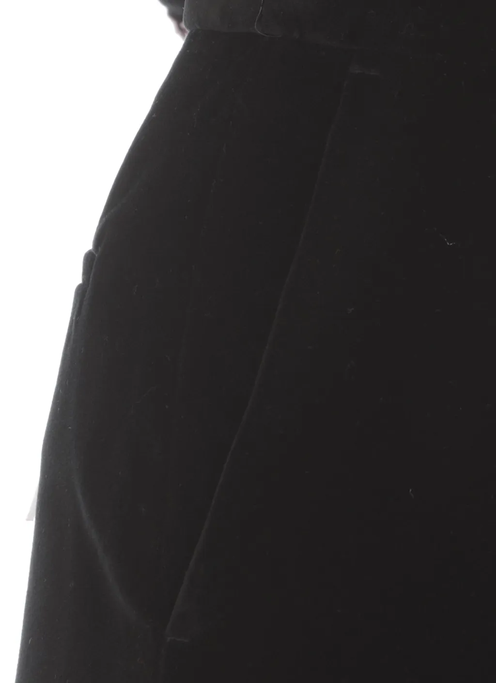 High Waist Velvet Trousers