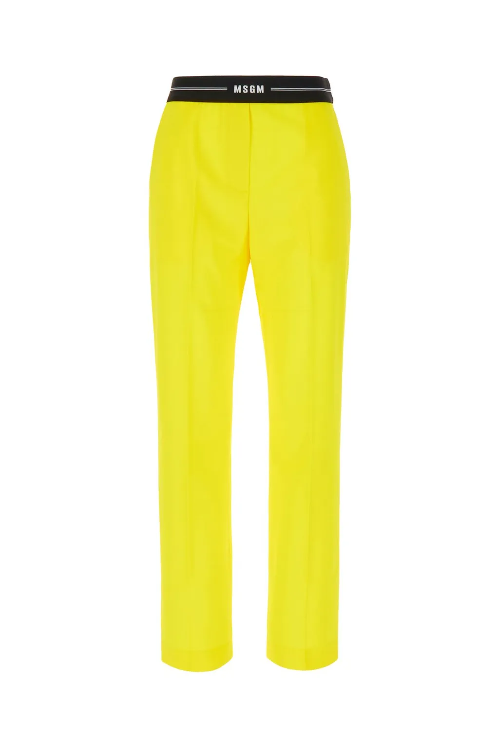 Logo Waistband Tapered Trousers